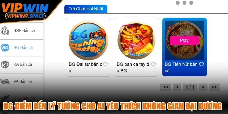 BG là điểm đến lý tưởng cho những ai yêu thích không gian đại dương